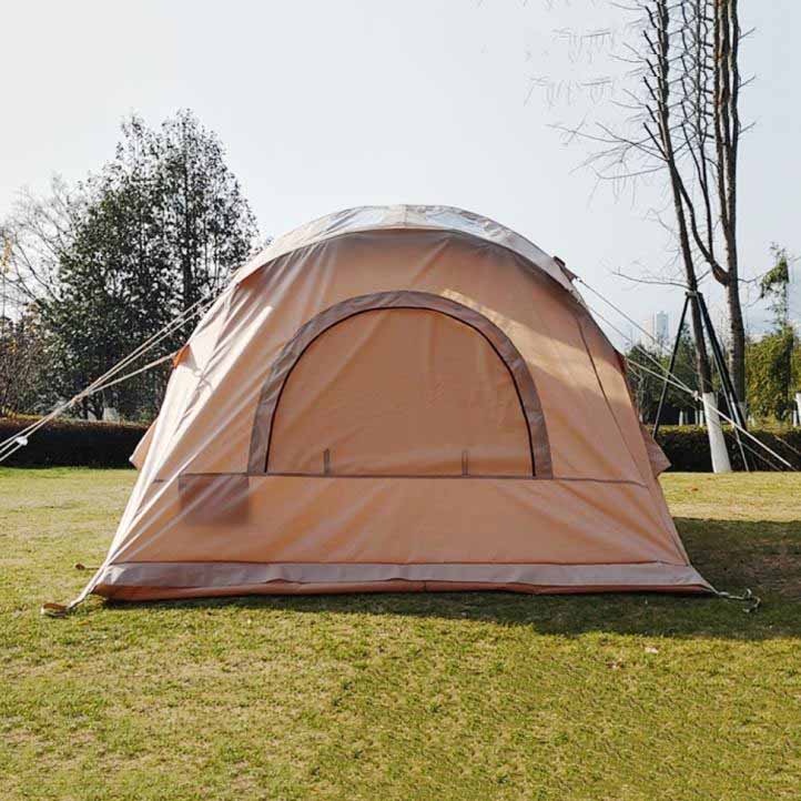 8–10 Person Stormproof Hydraulic Inflatable Tunnel Glamping Air Cabin Tent