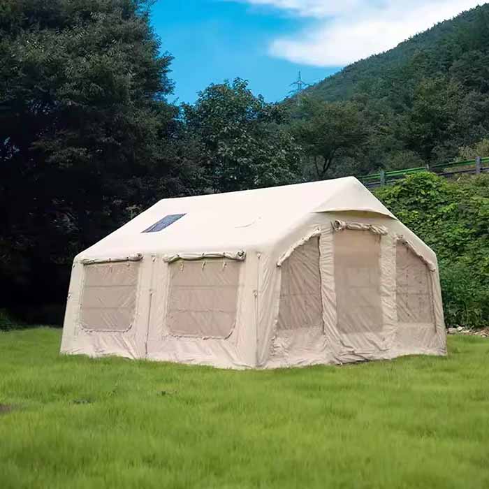 Heavy-Duty Stormproof Inflatable Pavilion Tent with Dual Rooms for Events & Glamping
