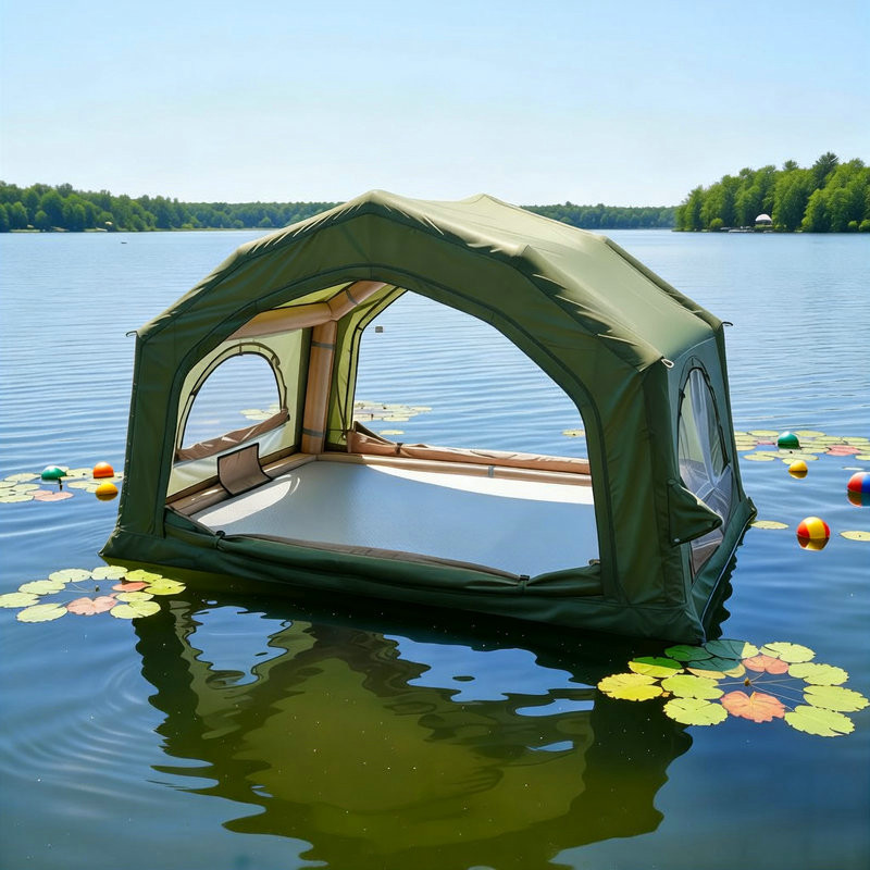 Amphibious Inflatable Tent for Camping Roof Top Tent 1-2 Person Use
