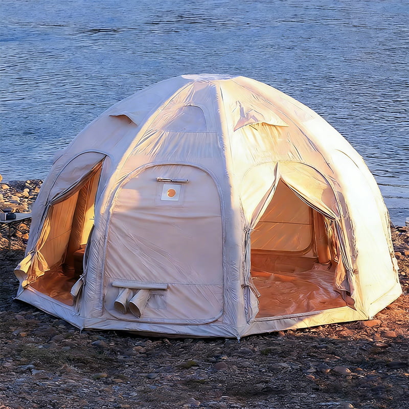 Quick Setup Inflatable Family Dome Tent Waterproof Air Cabin Basecamp