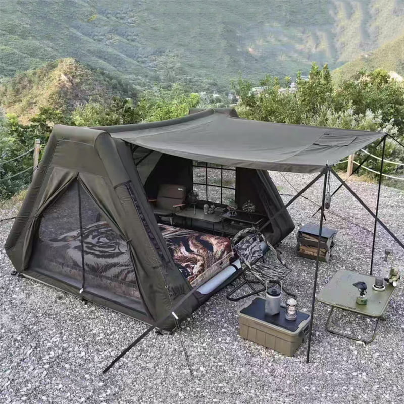 Professional Inflatable Adventure Tent Portable Air Beam All Weather Hub