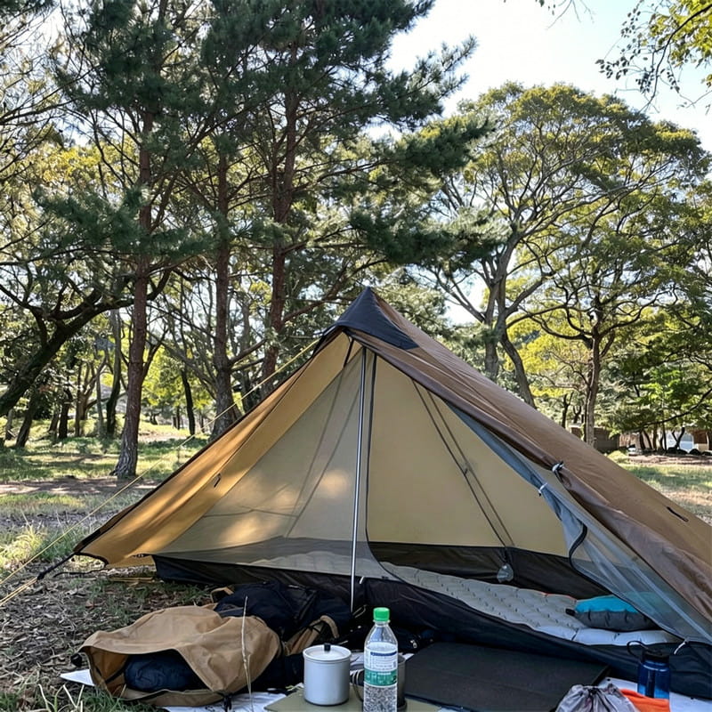 Ultralight Rodless Backpacking Camping Tent