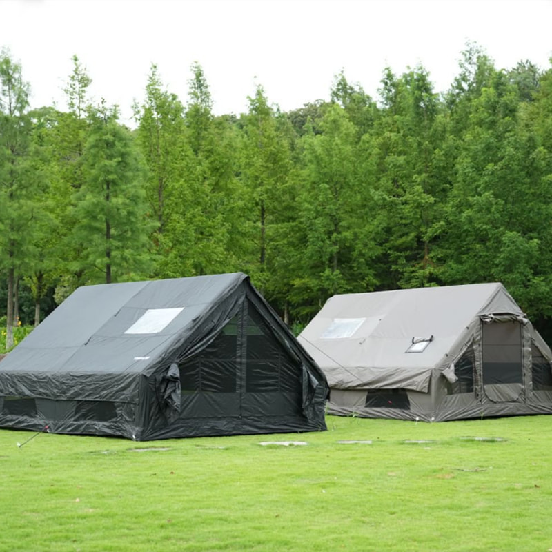 12m² Oxford Fabric Inflatable Tent for 6-8 People
